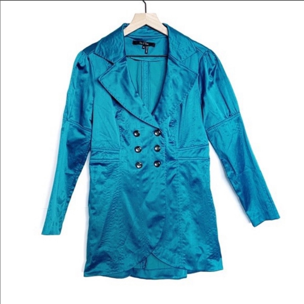 NIC+ZOE Teal Utility Jacket